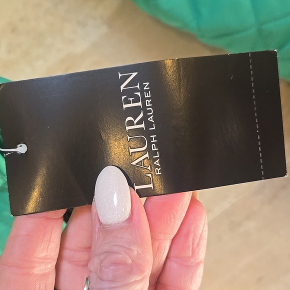 New Lauren Ralph Lauren Sunset Green Quilted Jacket - Picture 12 of 15